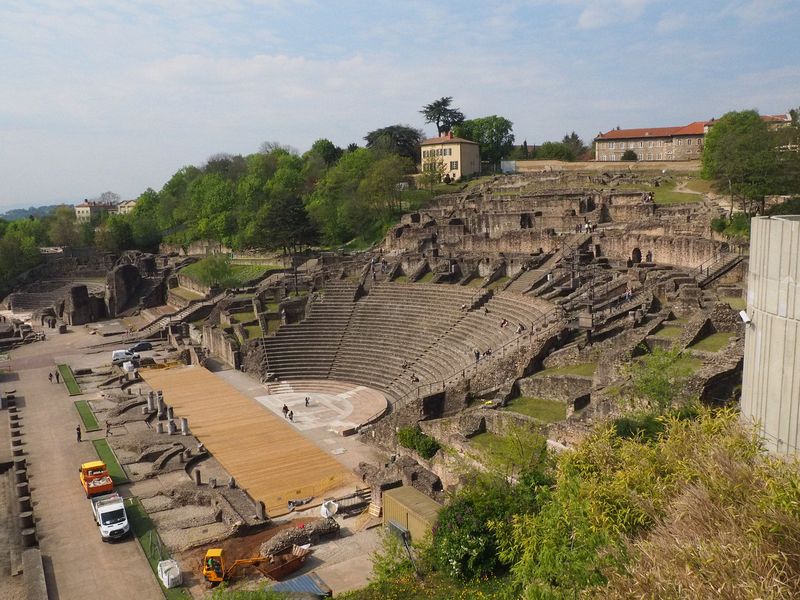 The Roman theater built in 15 BC is still in use today